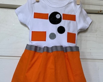 BB-8 Inspired Bodysuit for newborn to 12 months
