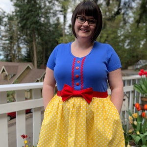 Plus size snow white dress cheap