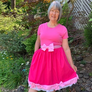 Cinderella Pink Dress for Women, Sizes S, M, L and XL