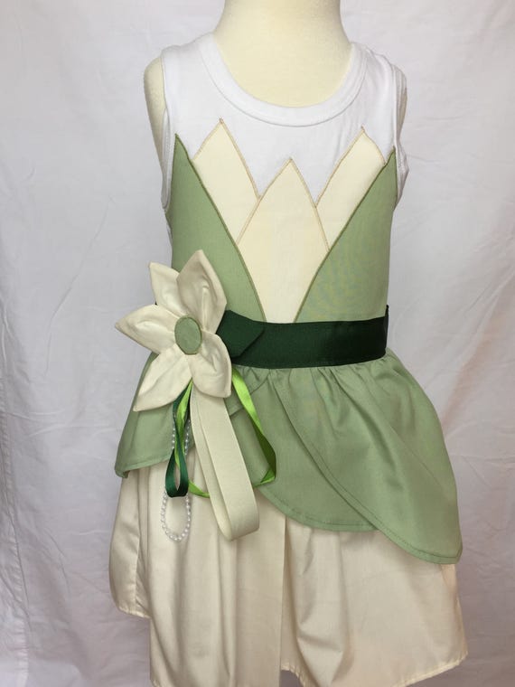 Tiana From the Princess and the Frog-inspired Tank Top Dress, Size 2, 3, 4,  5, 6/6x, 7/8 - Etsy