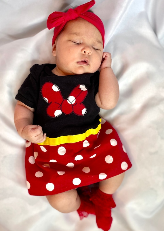Minnie Mouse inspired T shirt Dress for Womensizes S M L XL and XXL Etsy UK
