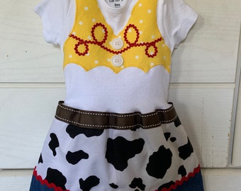 Jessie From Toy Story- Inspired Baby Bodysuit for Newborn to 12