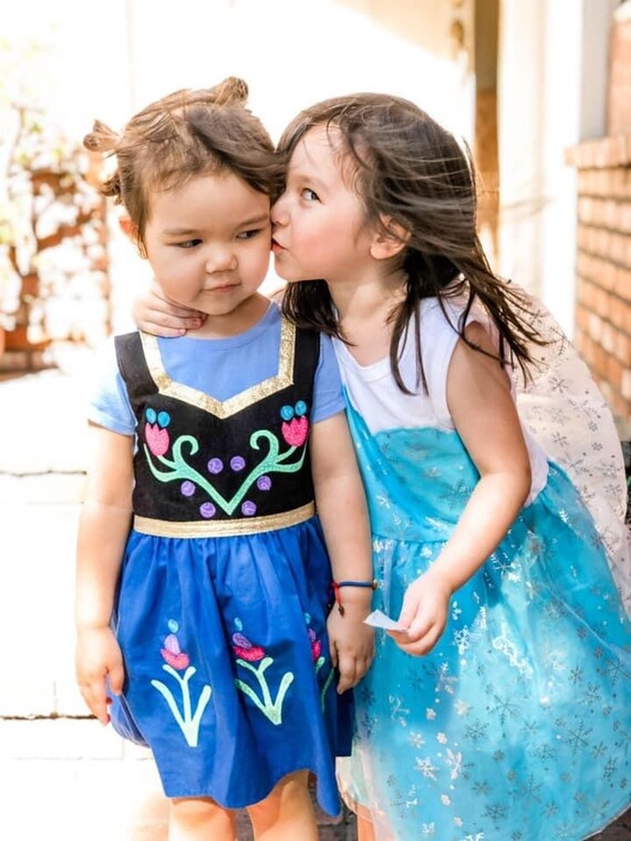 elsa t shirt dress Frozen Toddler Girls Disney Elsa French Terry Dress