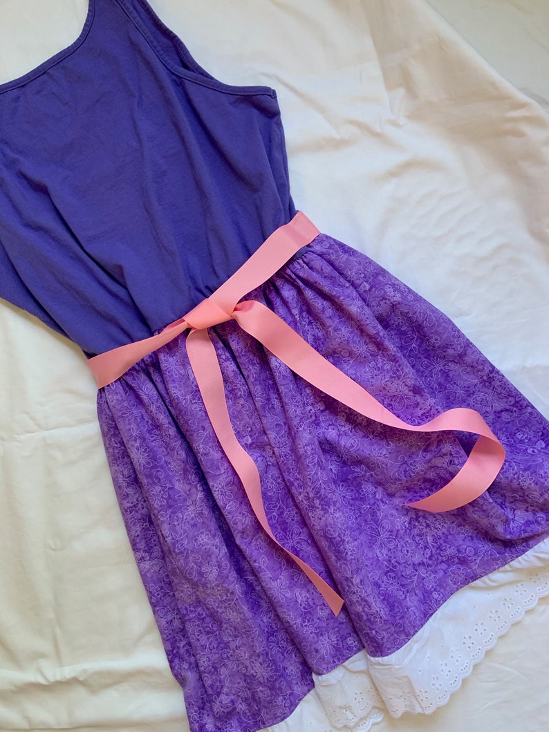 Rapunzel From Tangled Inspired Comfy Tank Top Dress for Etsy