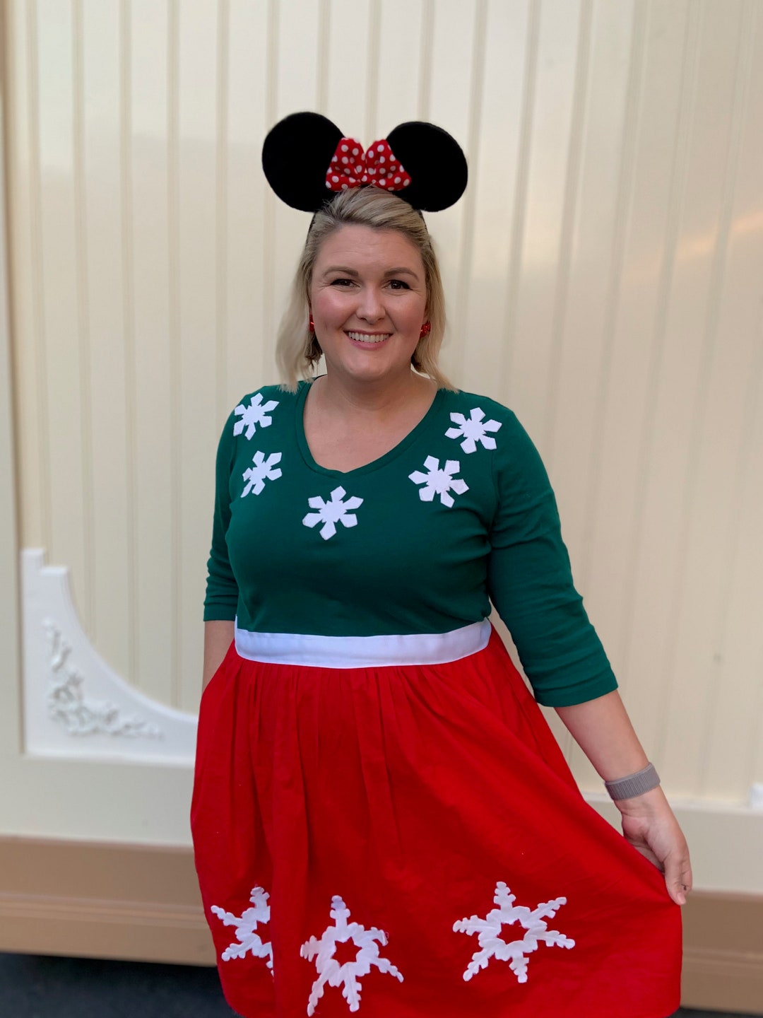 Minnie Mouse Christmas Dress inspired Comfy T shirt Dress for Women Sizes S M L XL and NEW XXL Etsy