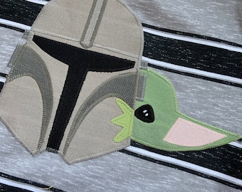Boys'/Unisex Mandalorian/baby Yoda/Grogu- inspired T-shirt