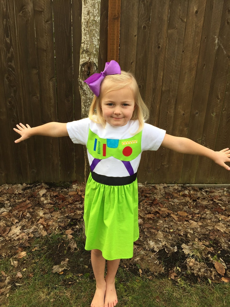 Buzz Lightyear-inspired Comfy T-shirt Dress Sizes 2 3 4 and - Etsy