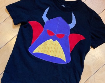 Emperor Zurg from Toy Story-inspired Comfy T- shirt, sizes 2, 3, 4, 5, 6/7, 8, 10/12