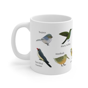 Fowl Language Bird Mug Funny Coffee Mug Gifts for Birdwatchers Bird Lovers Birdwatching Gift Inappropriate Real Bird Names