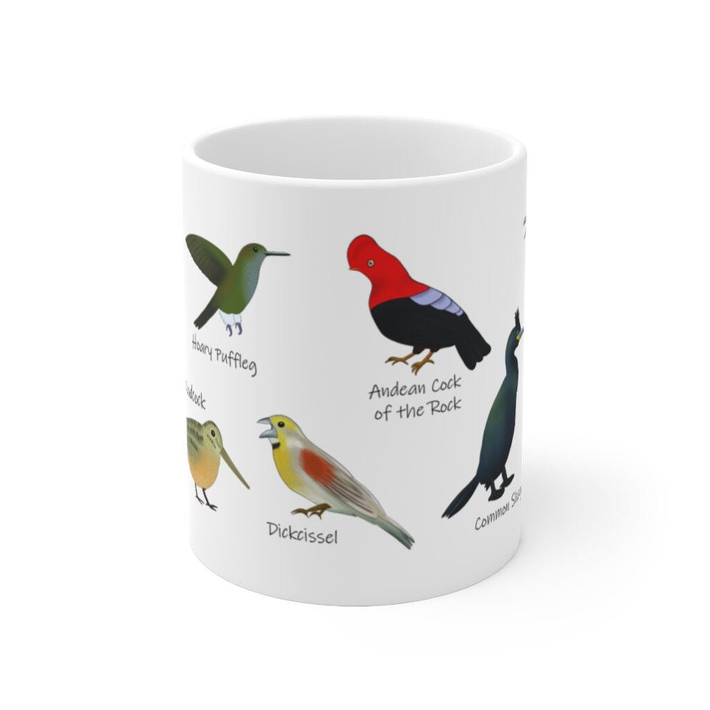 Funny “fowl Language” Bird Mug Hilarious Gift for Birdwatchers, Bird