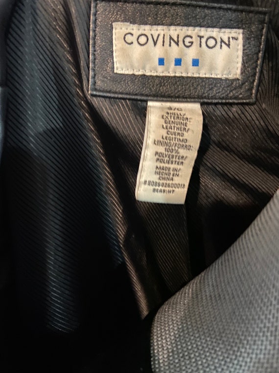 Vintage 1990’s Black Leather Jacket
