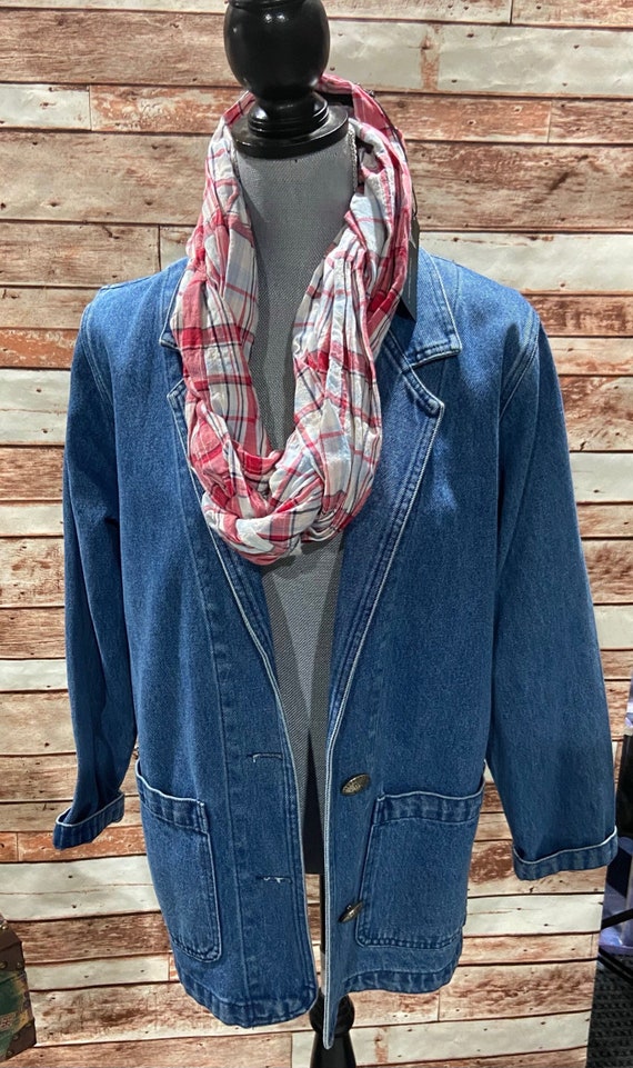 Jean Jacket, Vintage Jean Jacket, Car-Length Jean