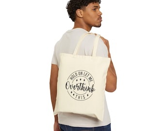 Bolso tote de lona de algodón