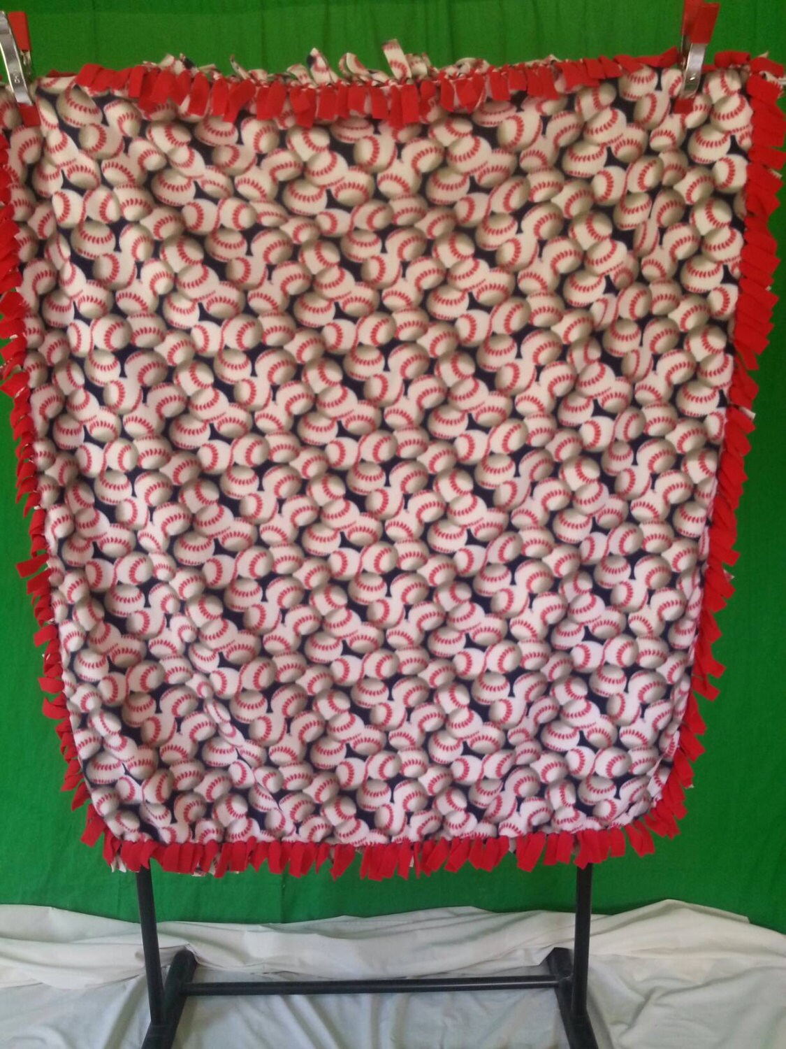 Baseball Fleece Throw Baseball Fleece Blanket Baseball Fan Etsy