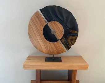 Wood Sculpture Modern Art, Decor, Contemporary, Abstract,Carved