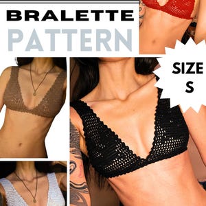 Filet Crochet PIPER Bralette PATTERN