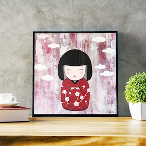Kokeshi Doll poster - print