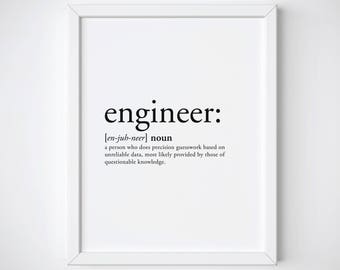 Ingenjörstryck - ingenjörspresenter - ingenjörsmamma - ingenjör - ingenjörsexamen - ingenjörsdefinition - definitionstryck - teknik