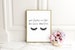 Fashion Print - beauty print - eyelash print - lashes print - makeup quote - makeup print - fashion decor - eyelashes print - mascara print 