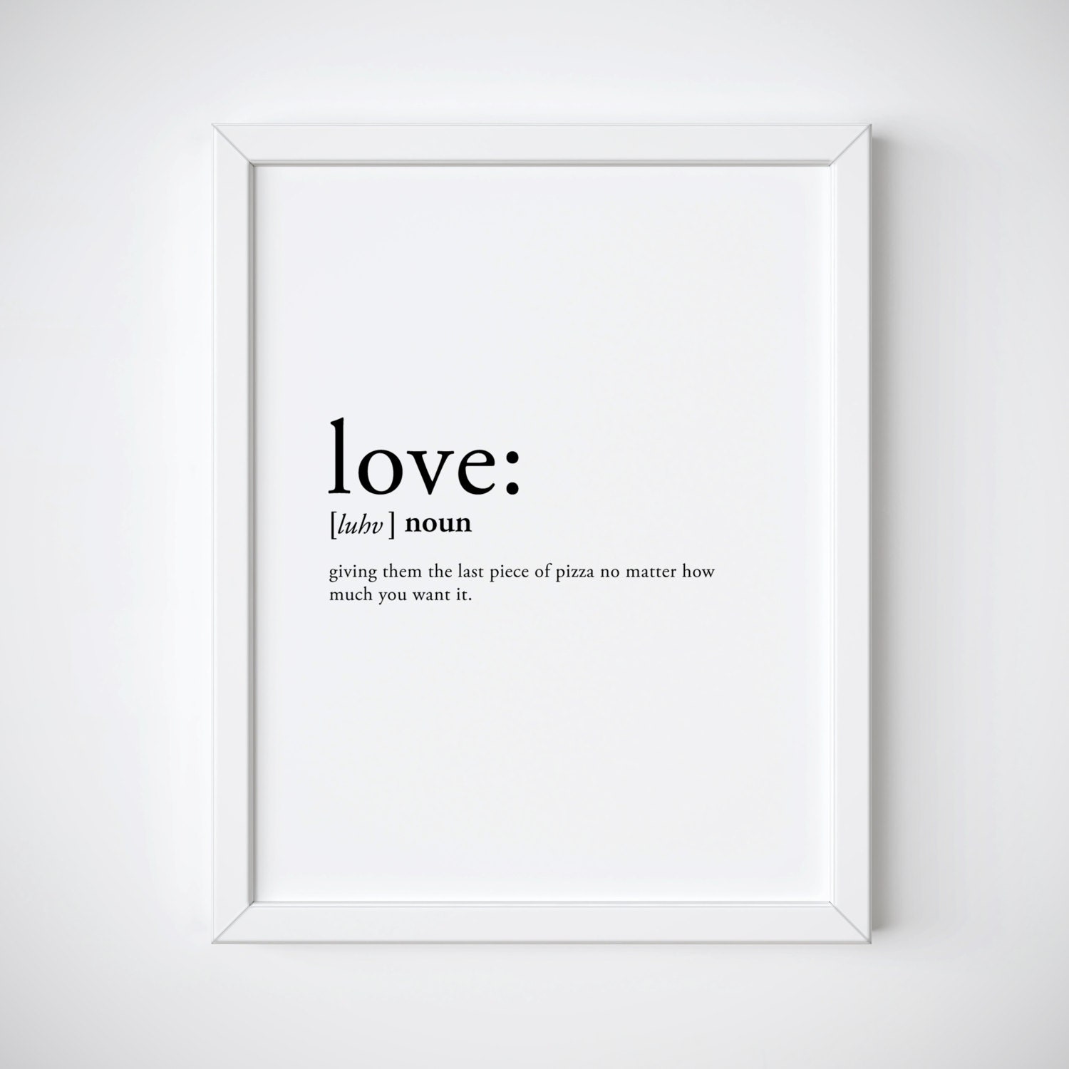 Love Definition Print Love Dictionary Art Love (Instant Download) 