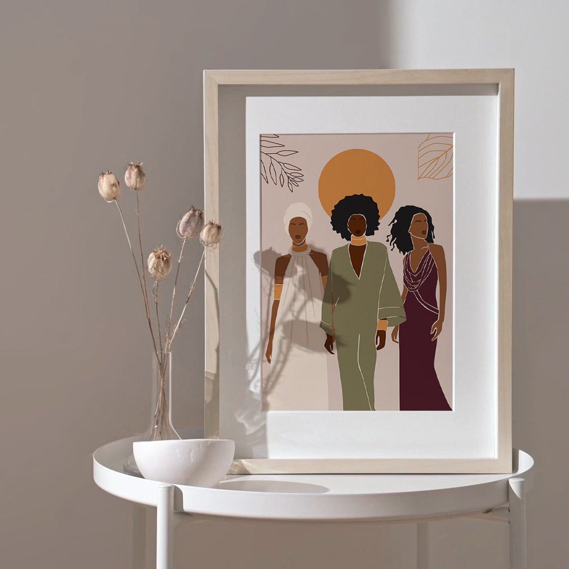 Black Art Prints - Black Woman Wall Art - African American Art - Black ...
