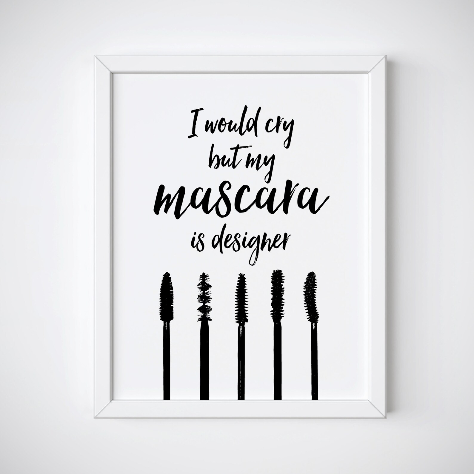 Makeup Wall Decor Makeup Prints Makeup Wall Art Makeup Etsy