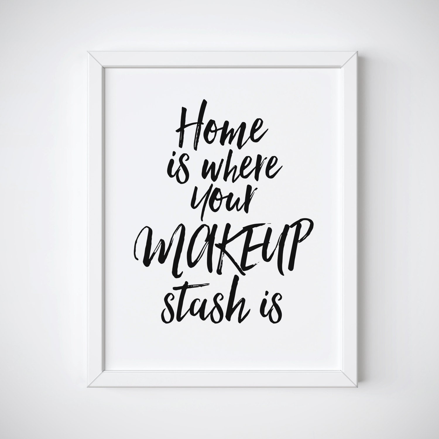 Makeup Print Makeup Art Makeup Quote Beauty Print - Etsy