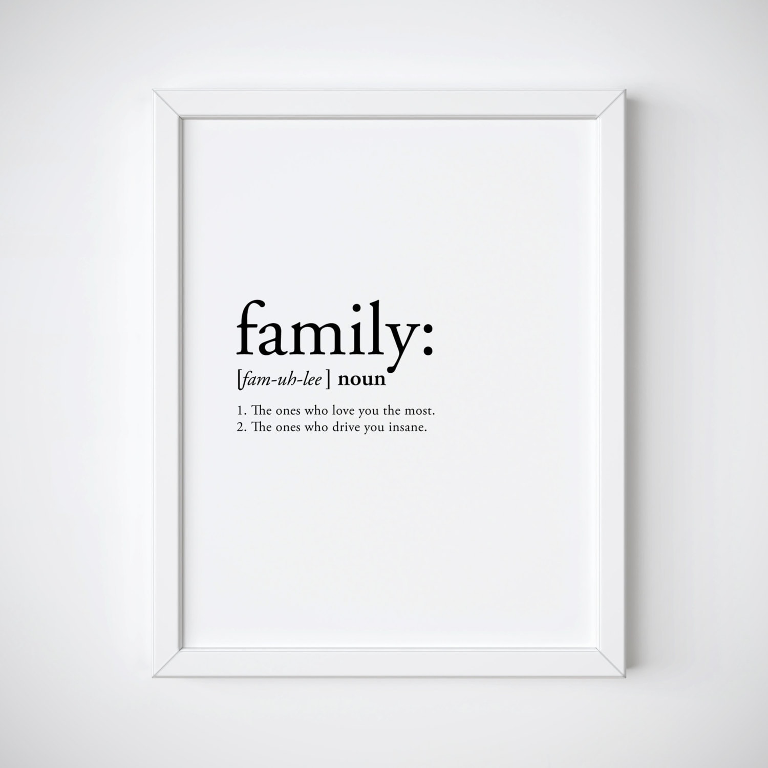 Family definition family print definition print funny Etsy