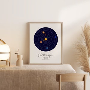 Night sky by date printable.