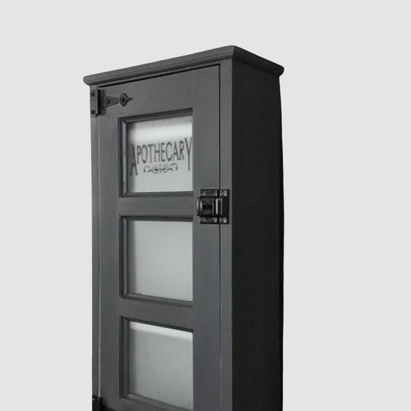 Urban Farmhouse Washroom Cabinet , Medicine Cabinet , Farmhouse Style , Custom Made , Made to Order