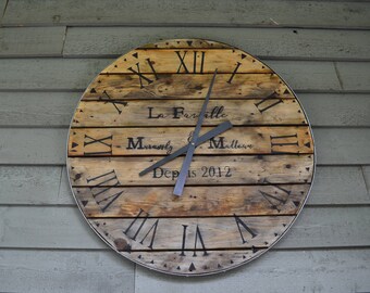30 wall clock 28 inch wall clock recycled wood 30 30 inch wall clock etsy 30 wall clock 28 inch wall clock recycled wood 30 30 inch wall clock etsy