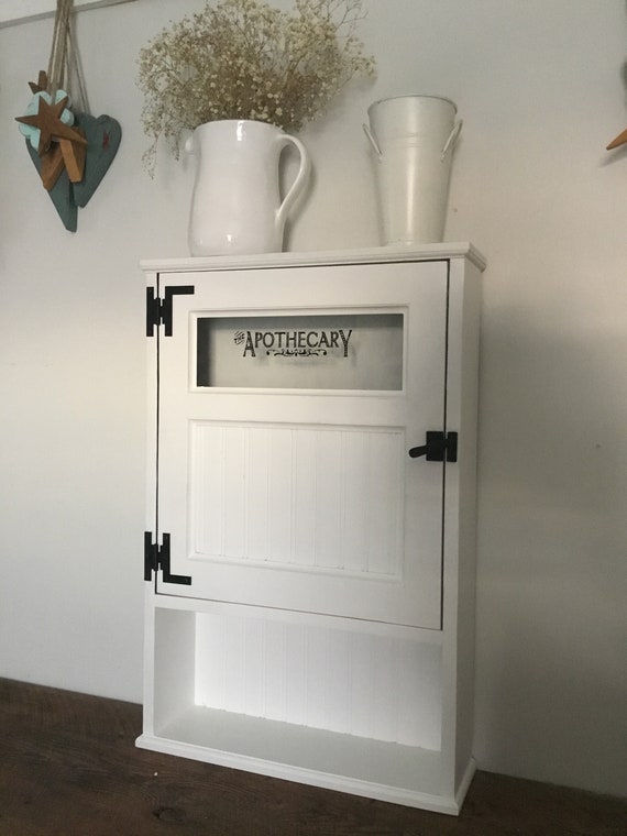Farmhouse Style Wall Mounted Cabinet 20 X 30 Medicine Etsy