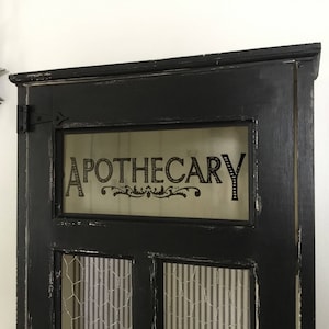 Vintage Apothecary Cabinet , Medicine Cabinet , Farmhouse Style , Custom Made , Made to Order image 7