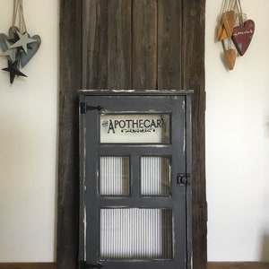 Vintage Apothecary Cabinet , Medicine Cabinet , Farmhouse Style , Custom Made , Made to Order