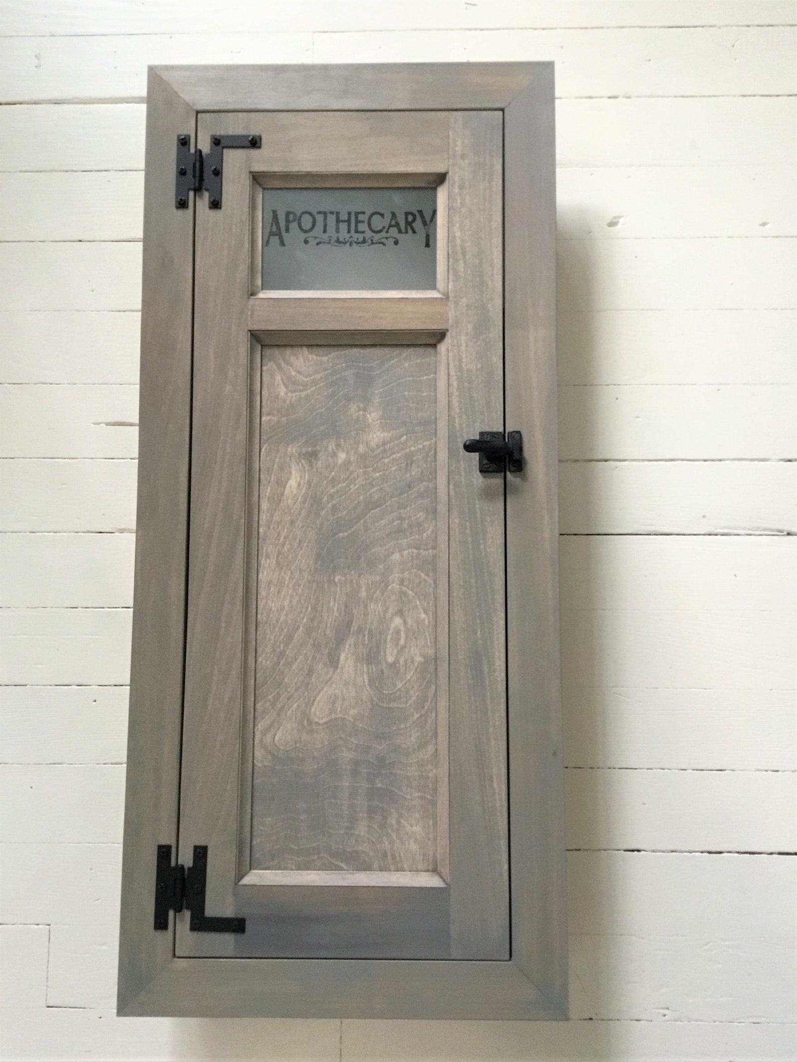 Farmhouse Style Recessed Medicine Cabinet , Built in Washroom Cabinet ...