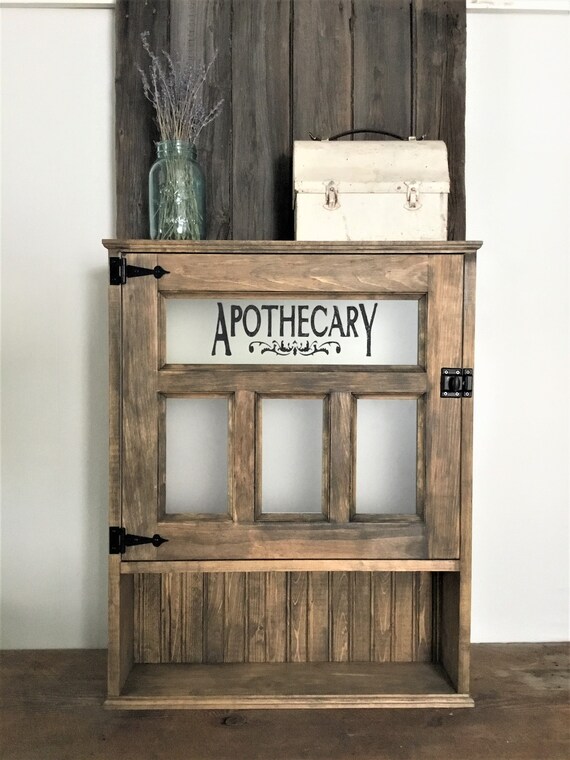 Apothecary cheap medicine cabinet