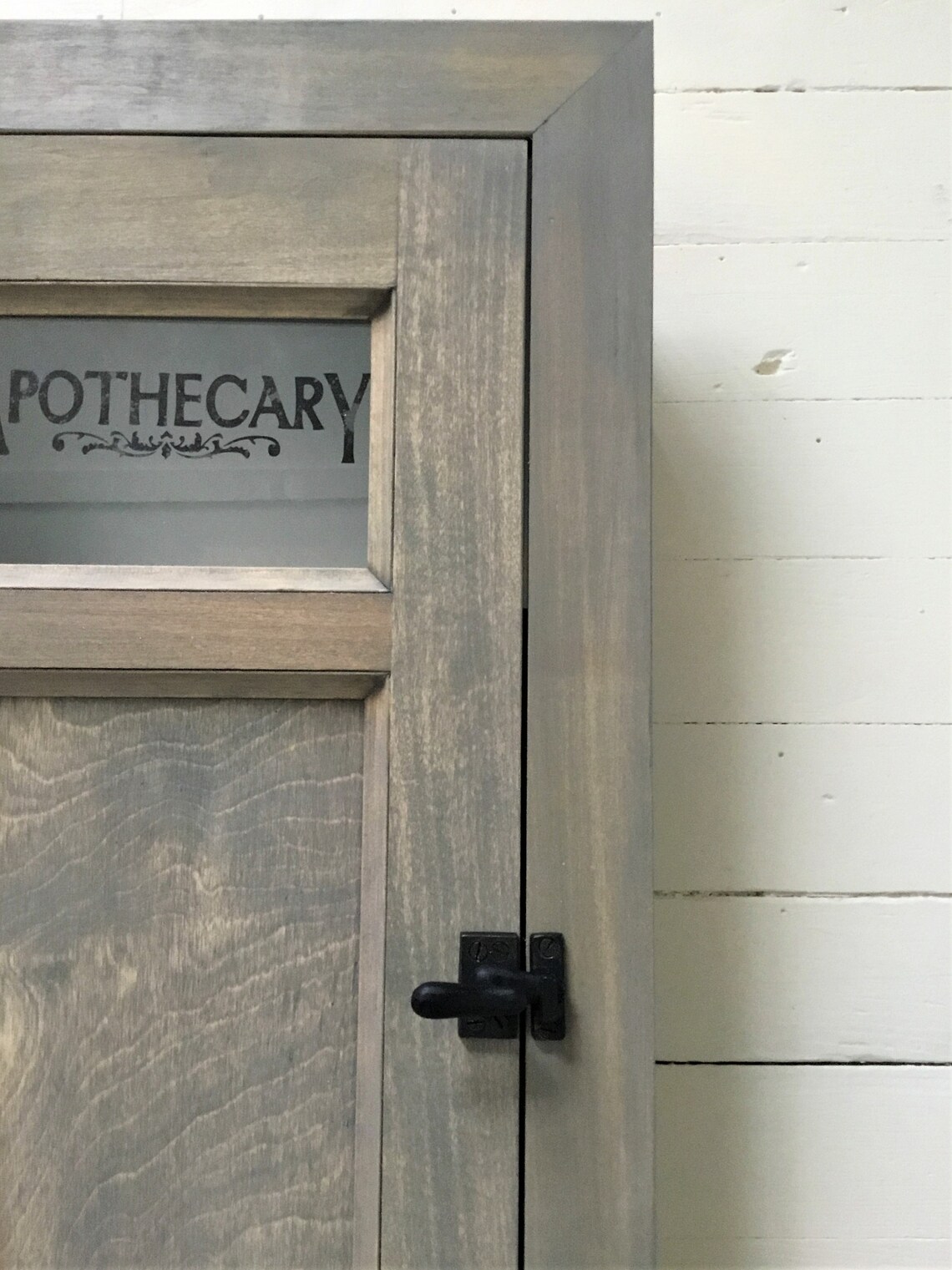 Farmhouse Style Recessed Medicine Built In Etsy