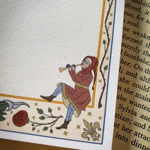 Medieval Notes Medieval to Do List, Illuminated Manuscript Style Notepad, Funny Art ...