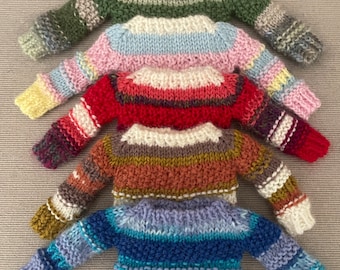 Multiple colors Blythe knitted jumper.