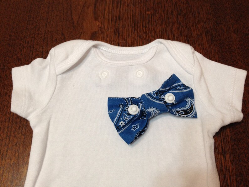 Interchangeable Bow Tie Onesie Baby Boy Bowtie Onesie Baby Etsy