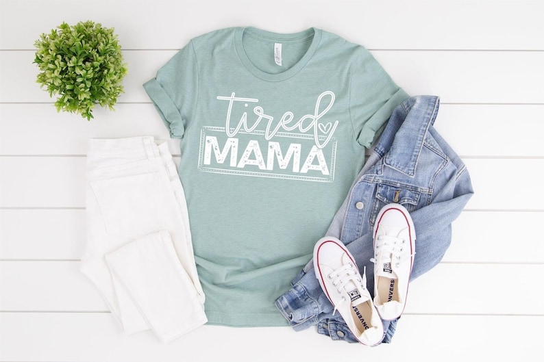 Mom Shirt Mom Life Tshirt Tired Momma Tee Mama Shirt Tired Mama Tee
