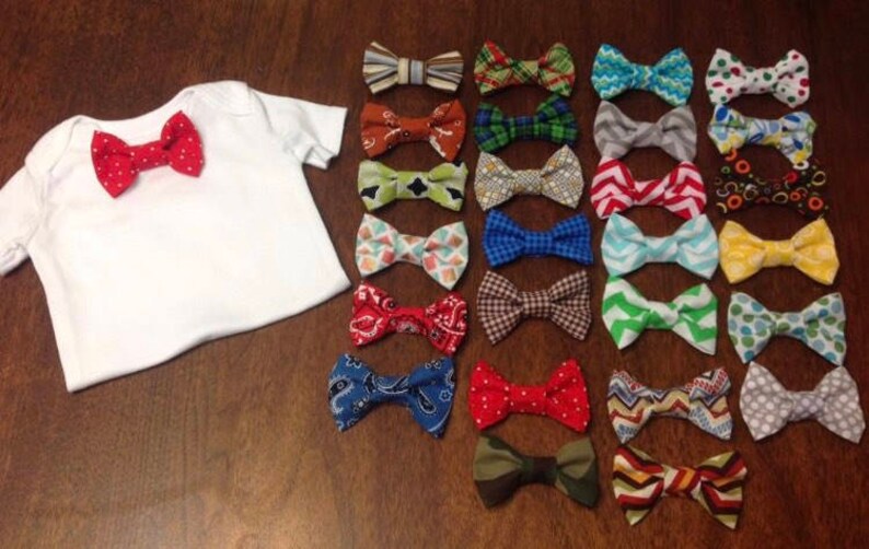 Interchangeable Bow Tie Onesie Baby Boy Bowtie Onesie Baby Etsy