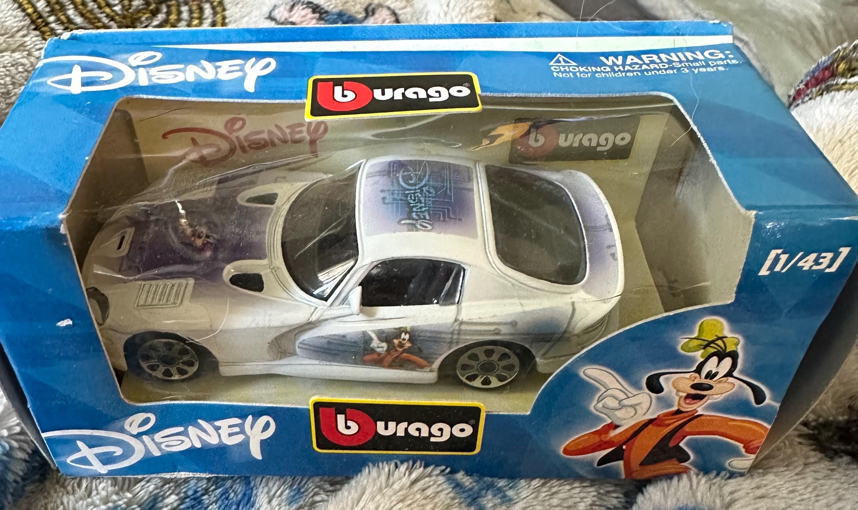 Disney Bburago 1:43 Die-cast Car Goofy White Dodge Viper GTS Coupe