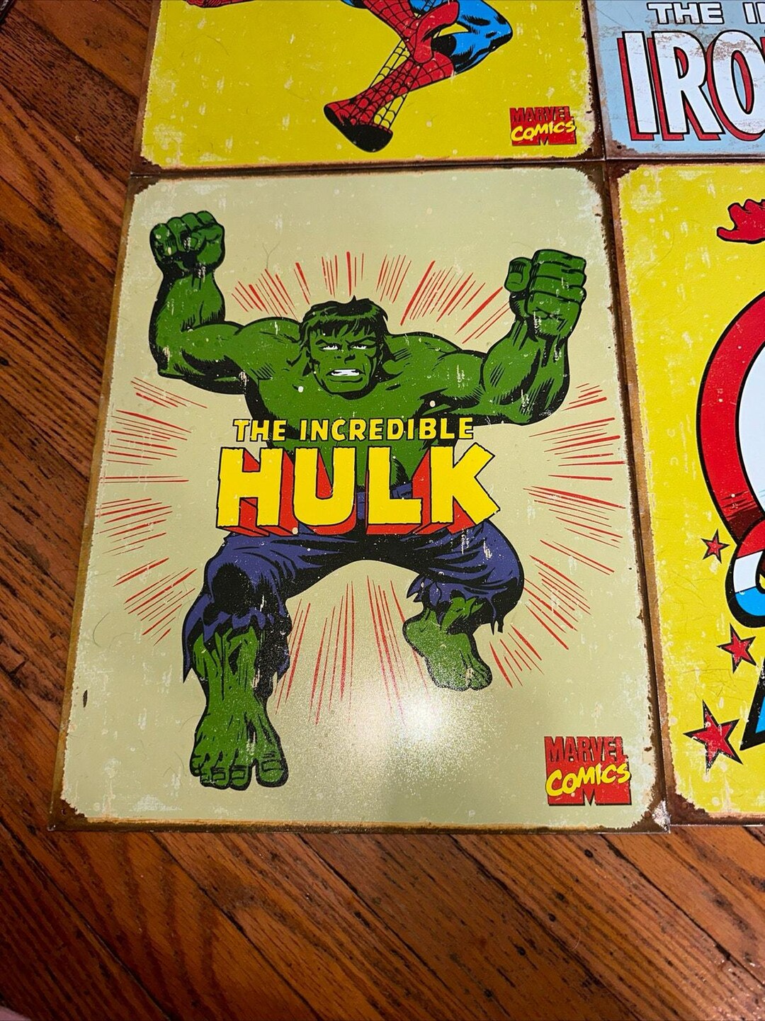 Marvel Comick Sign The Hulk Marvel Comic Book Superhero Metal Sign 12.5 X 16 - Etsy