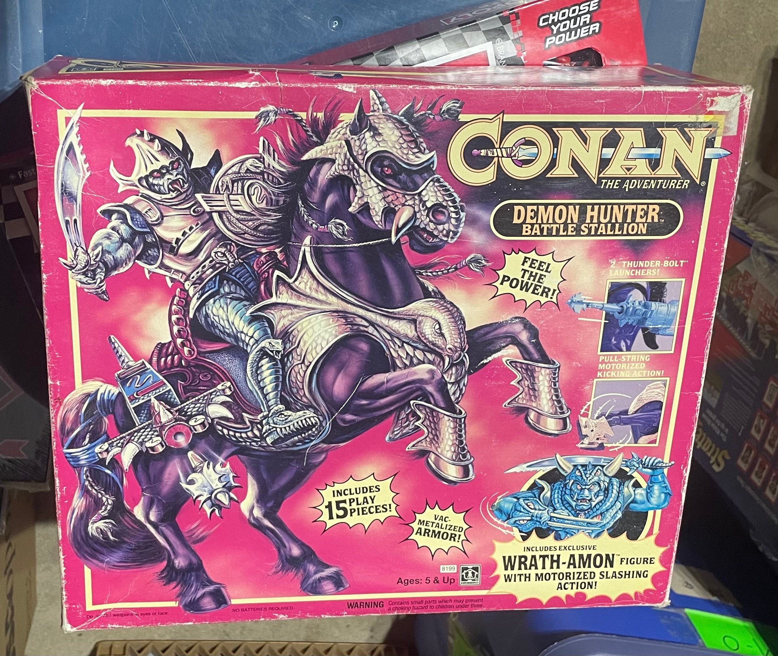 NIOB Conan the Adventurer Demon Hunter Battle Stallion With Wrath
