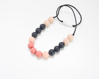 Handmade Silicone Beaded Necklace for Birthday Gift  - Necklace for Girls - Child Necklace