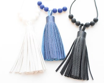 Long Fringe Tassel Necklace - Toddler Girl Jewelry - Boho Girl Gift for Toddler - Long Tassel Necklace