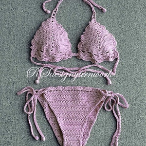 CROCHET Bikini Patternbikini Set amalia, Crochet Pattern.pdf. Crochet ...
