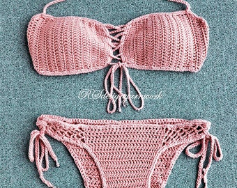 CROCHET bikini pattern--Bikini set CORAL pdf file. Crochet pattern. Crochet bikini set.Crochet pattern bikini.Bikini crochet.Bikini pattern