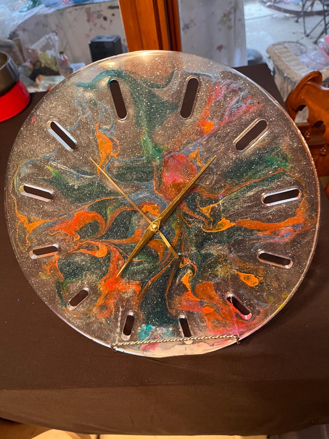 Epoxy Resin Clock - Etsy